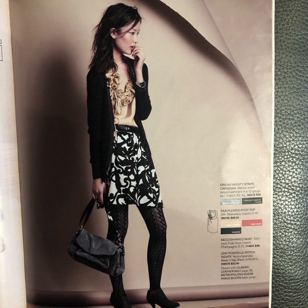 J Crew Deco Shirred Skirt
